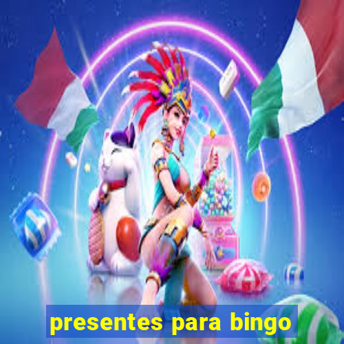 presentes para bingo